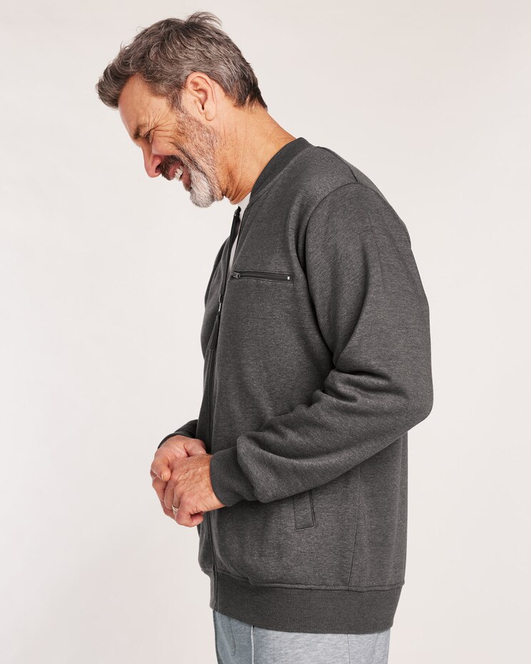 John Blair Supreme Fleece Baseball Jacket image number 6