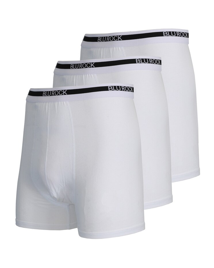 3-Pack Men's Stretch Cotton Boxer Briefs image number 1