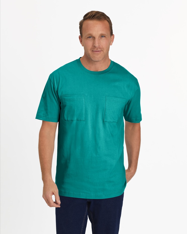John Blair Everyday Jersey Knit Short-Sleeve Two-Pocket Tee image number 1