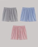 John Blair Woven Cotton Boxers 3-Pack thumbnail number 1