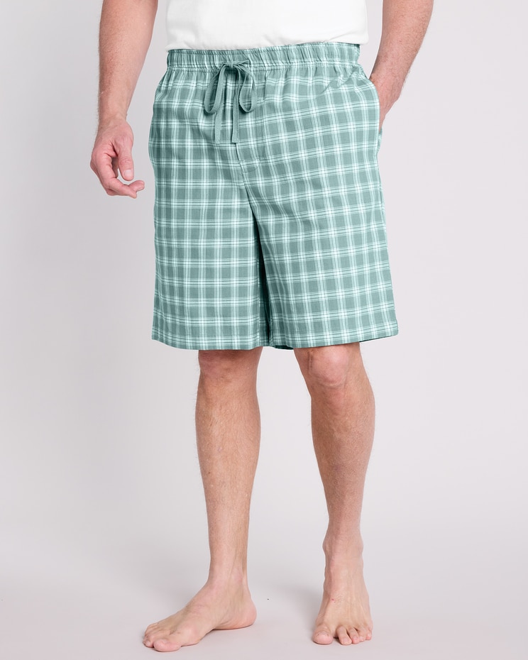 John Blair Woven Plaid Sleep Shorts image number 1