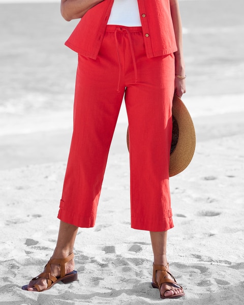 Captiva Side-Tab Capris
