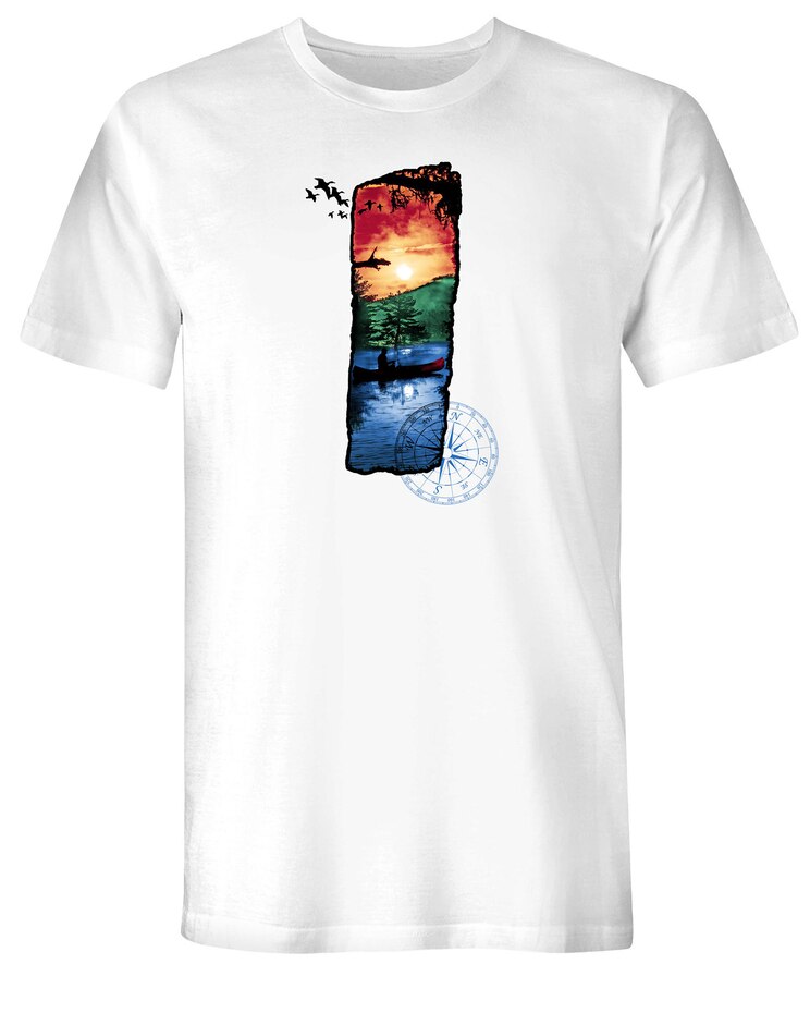 Canoe Colors Graphic Tee image number 1