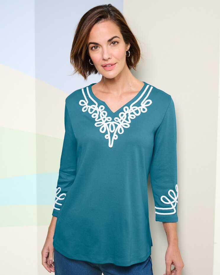 Soutache Swirl Tunic image number 1