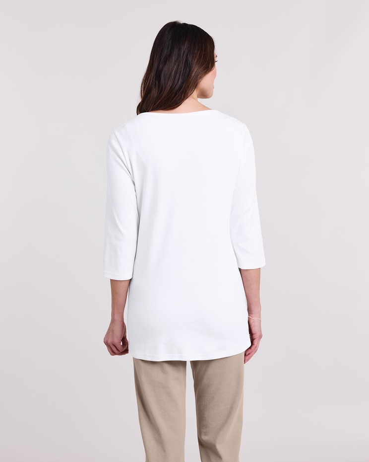 Essential Knit Embroidered Tunic image number 3