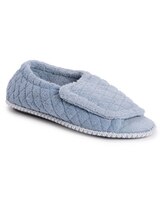 MUK LUKS® Women's Marylou Micro Chenille Quilt Velcro Slide Slippers thumbnail number 1