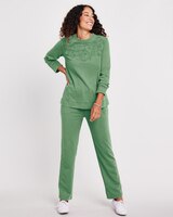 Tonal Embroidered French Terry Set thumbnail number 1