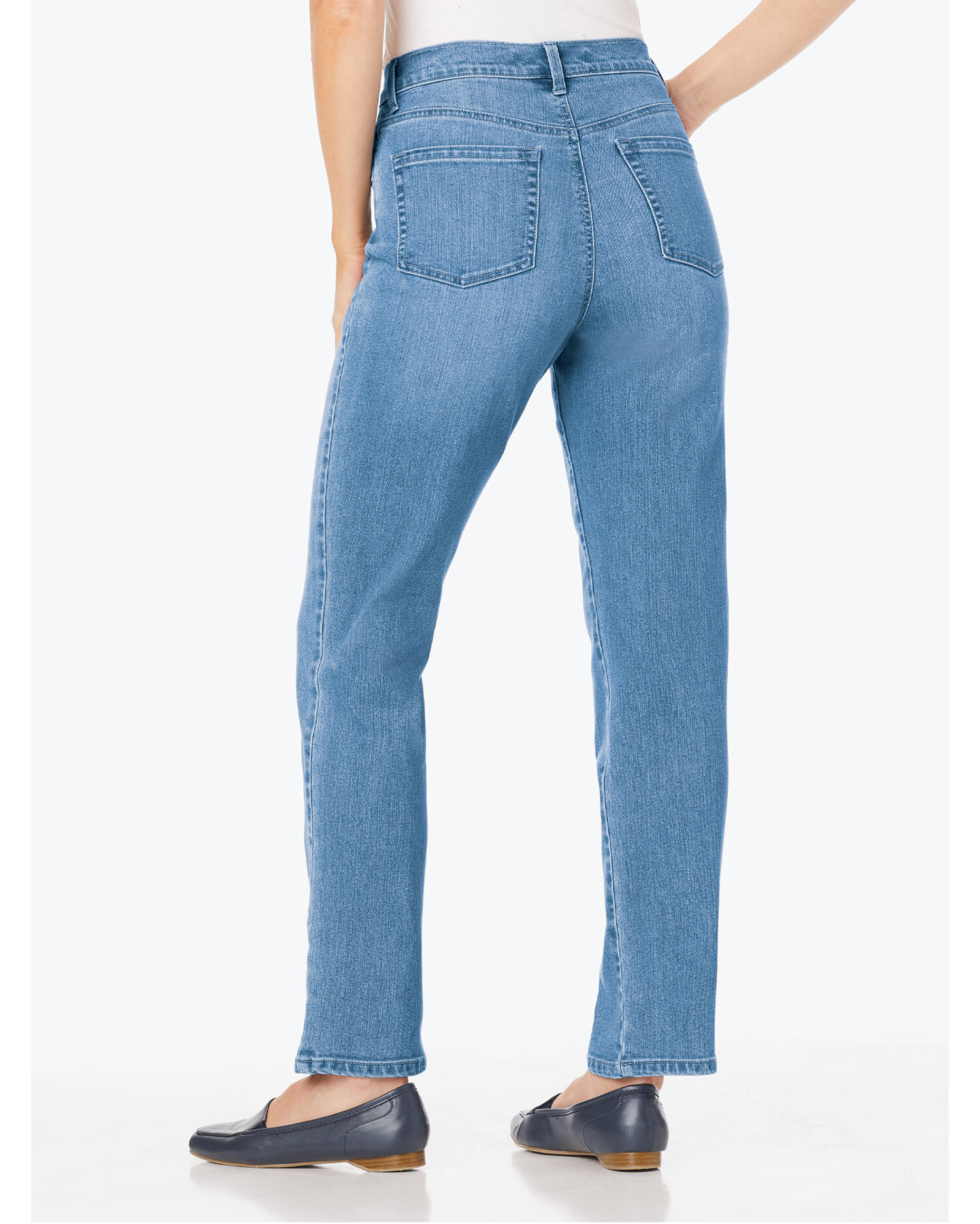 Amanda Stretch Fit Jeans by Gloria Vanderbilt Blair