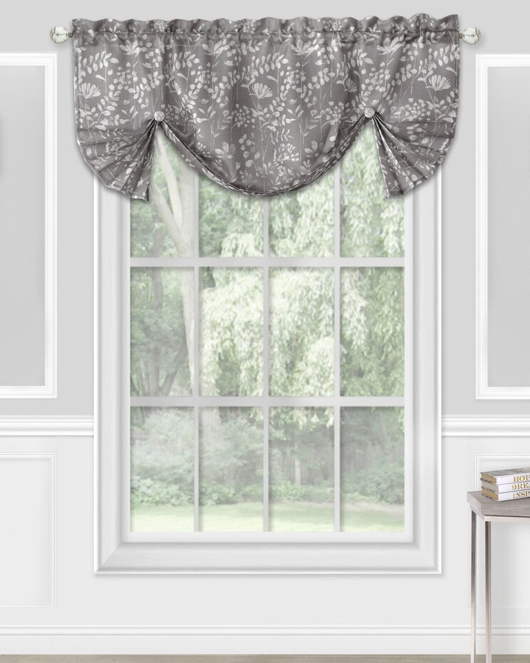 Charlotte Rod Pocket Window Curtain Valance image number 1