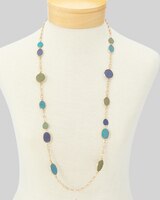Long Mixed-Stone Necklace thumbnail number 1