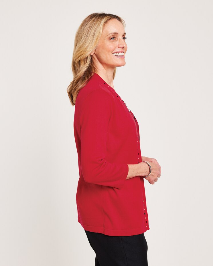 Alfred Dunner® Park Place Stained Glass Two-for-One Sweater image number 3