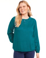 Lace Neckline Top thumbnail number 1