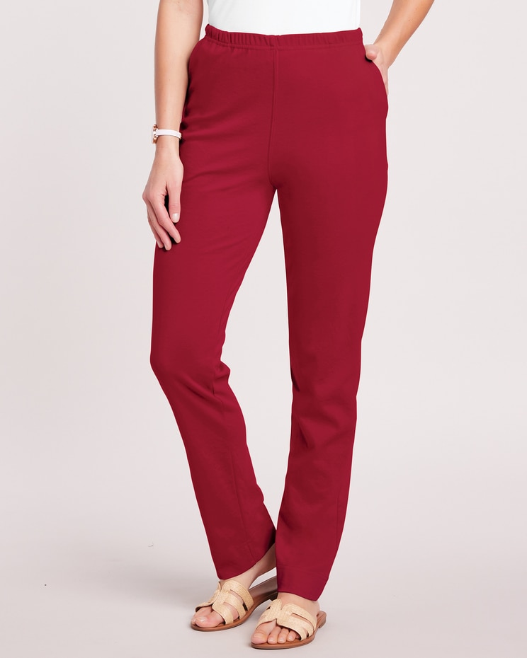 Essential Knit Pull-On Pants image number 1