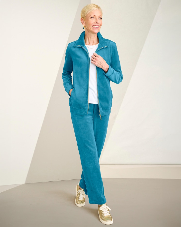 Luxe Velour Jacket Set image number 1