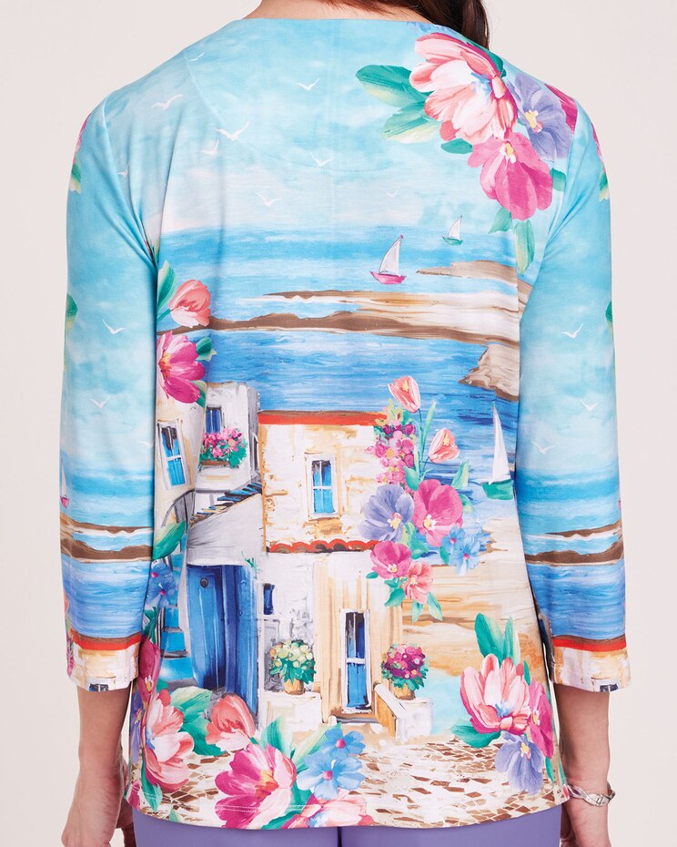 Alfred Dunner® Italian Seaside Knit Top image number 2
