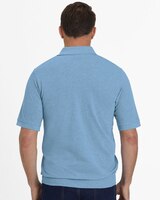 John Blair Banded-Bottom Piqué Knit Polo thumbnail number 2
