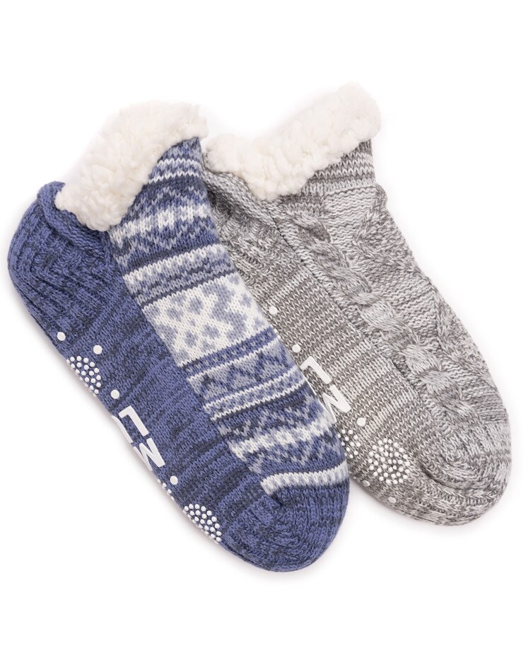 MUK LUKS® Womens Shortie Cabin Sock 2Pr Pack image number 1