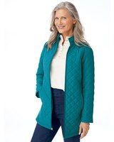 Diamond-Quilted Insulated Jacket thumbnail number 1