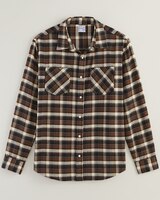 Haband Men’s Casual Joe® Snap-tastic™ Yarn Dyed Flannel Shirt thumbnail number 1