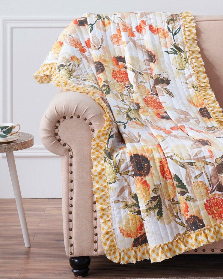 Greenland Home Fashions Somerset Throw Blanket image number 1