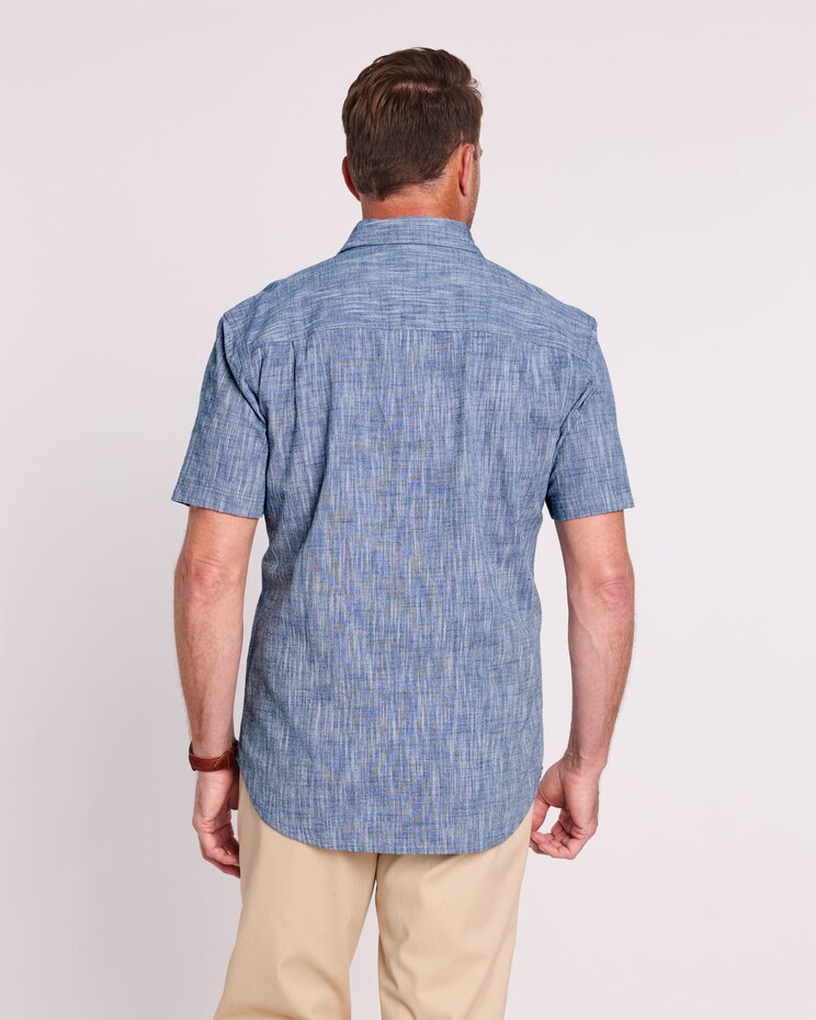 John Blair® Short Sleeve Chambray Shirt image number 3