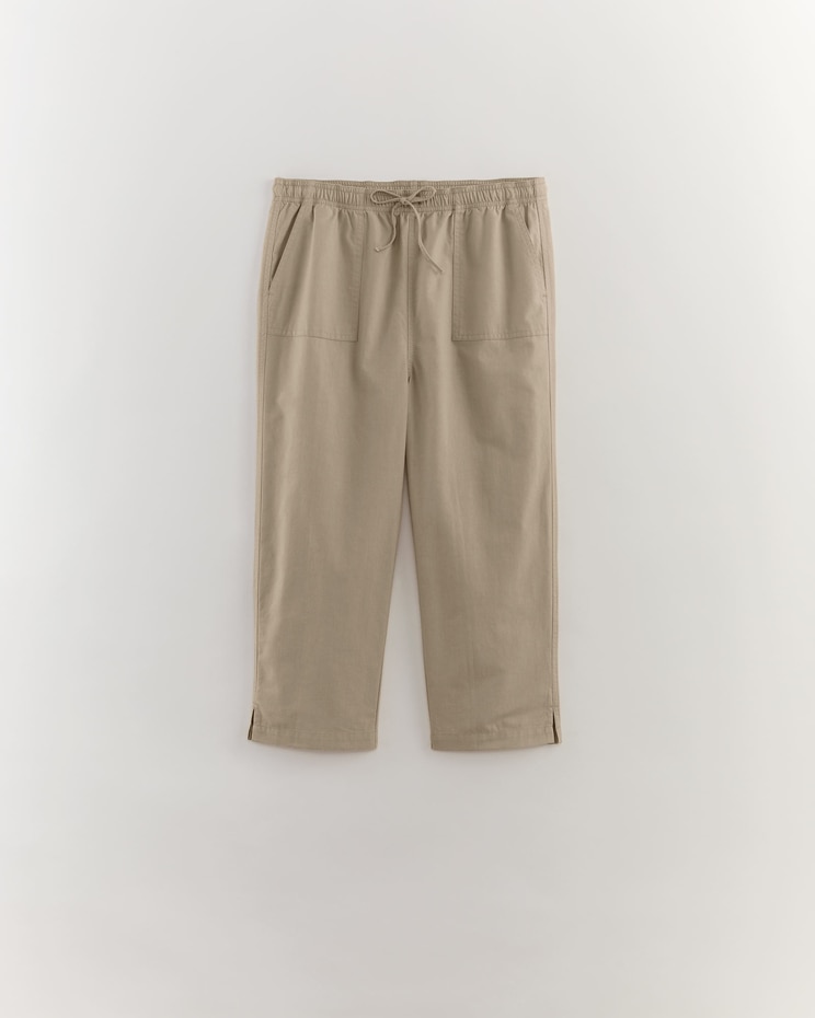 Drawstring Capris image number 1