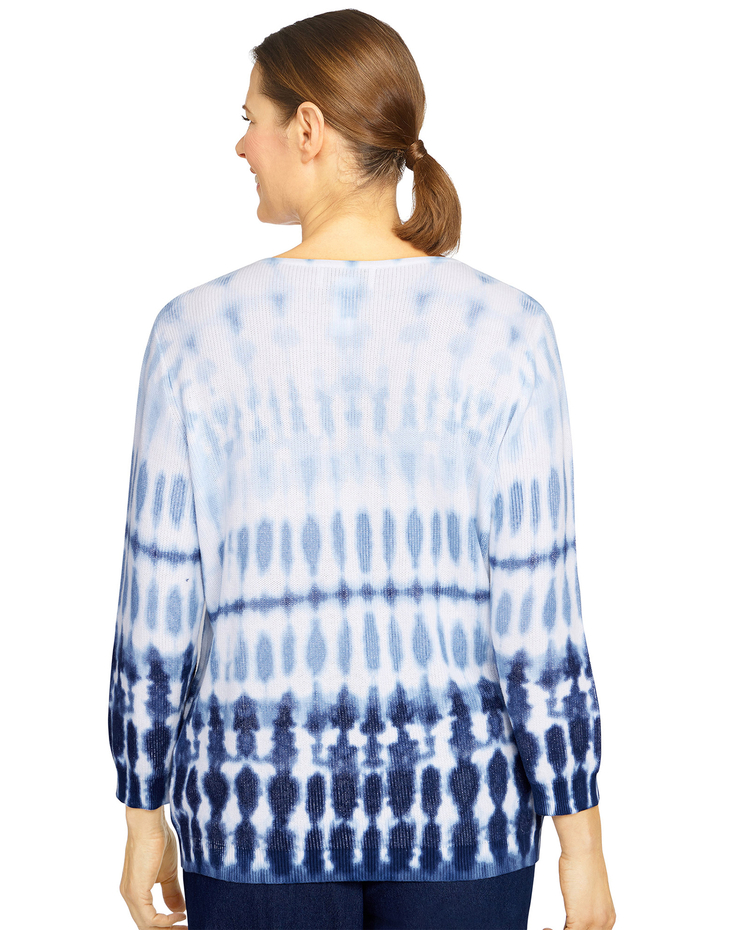 Alfred Dunner® Shenandoah  Valley Ombre Tie Dye Sweater image number 2