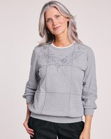 Alfred Dunner® Casual Fridays Embroidered Top thumbnail number 1