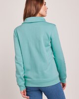 Fleece Polo Sweatshirt thumbnail number 3