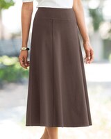 Everyday Knit Solid Long Skirt thumbnail number 1