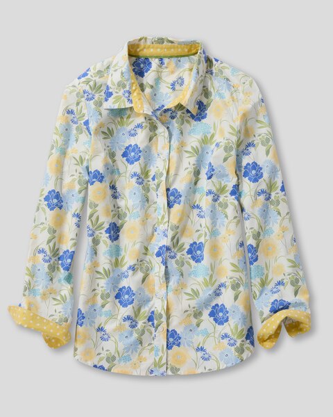 Zen Garden Floral & Dot Shirt