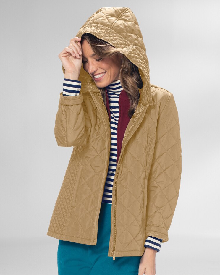 Hooded Quilted Jacket image number 1