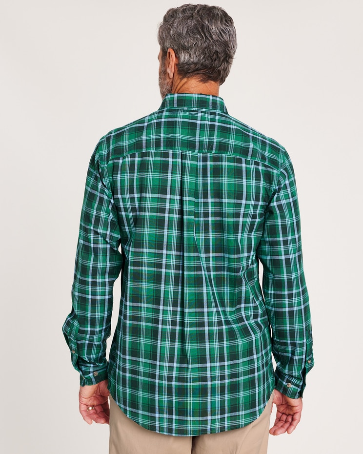 Wrangler Blue Ridge Plaid Long Sleeve Shirt image number 2