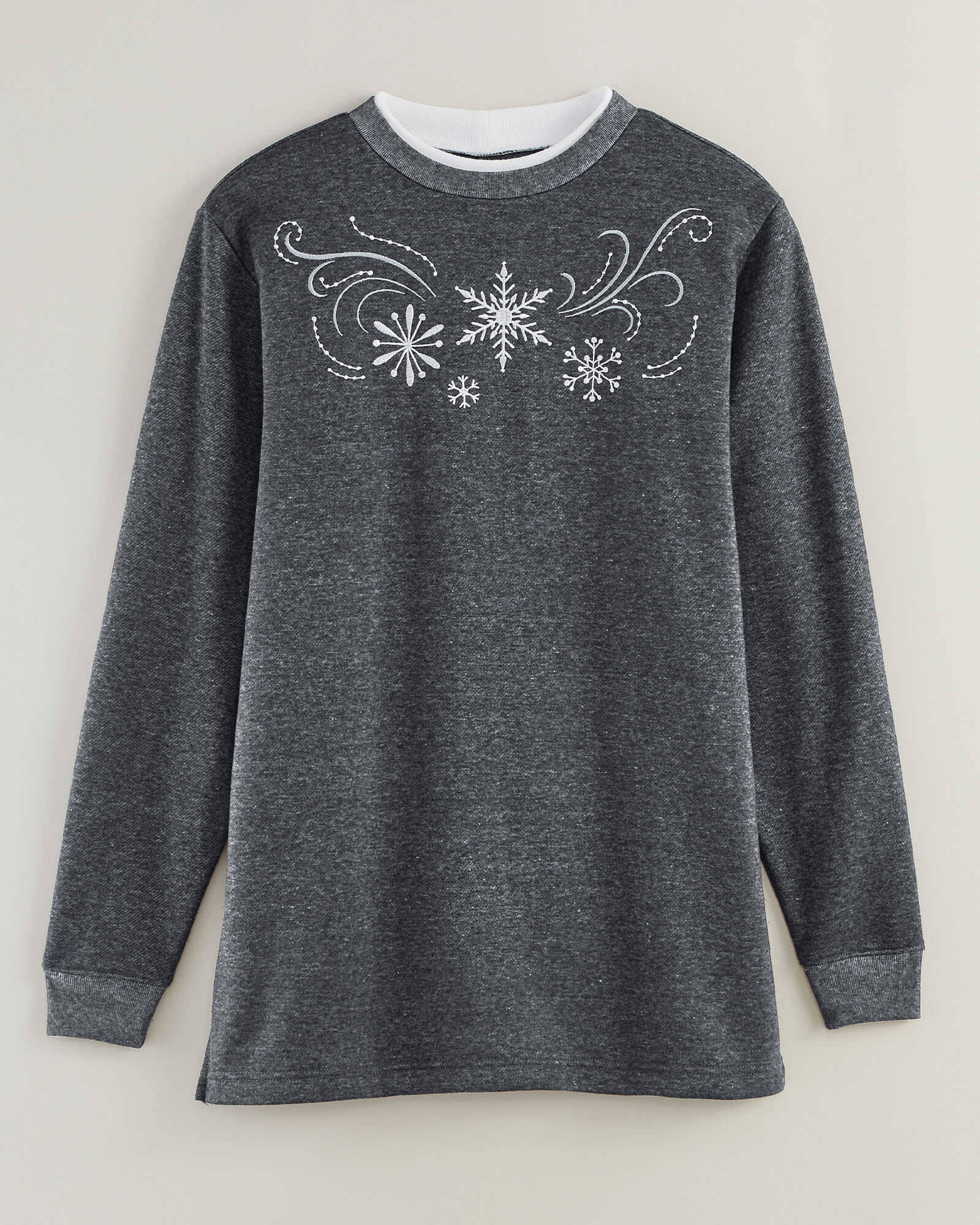 Misses embroidered sweatshirts top
