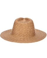 Resort Ready - Wheat Straw Fedora With Glam Details Hat thumbnail number 2