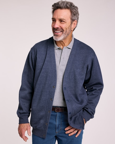 John Blair® Supreme Fleece Cardigan