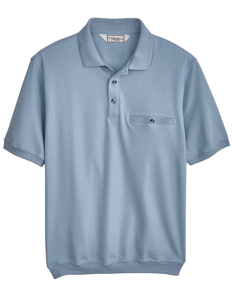 Palmland® Short-Sleeve Banded-Bottom Polo image number 1