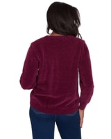 Alfred Dunner® Classics Classic Chenille Pullover Sweater thumbnail number 4