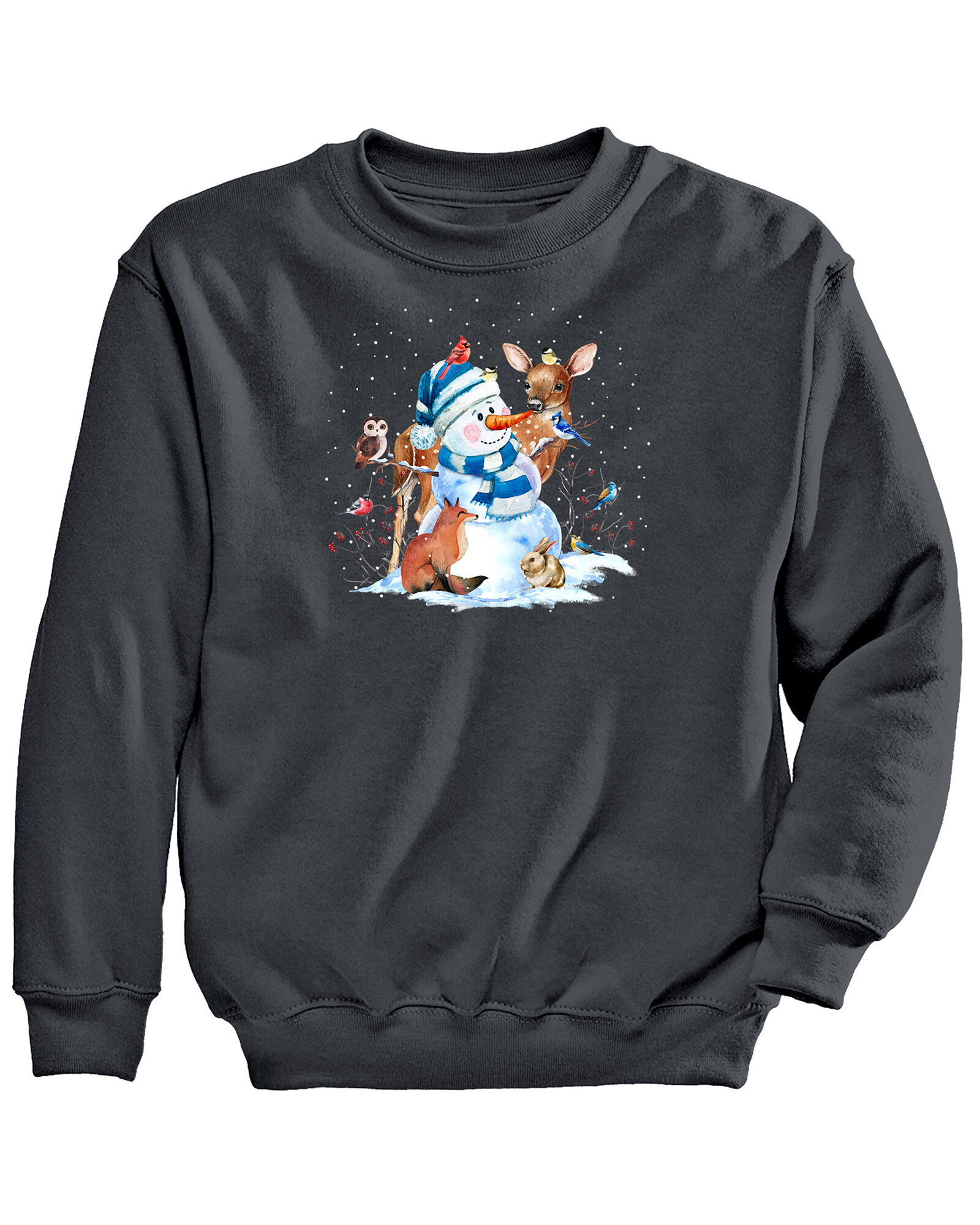 Snowman Friends Graphic Sweatshirt