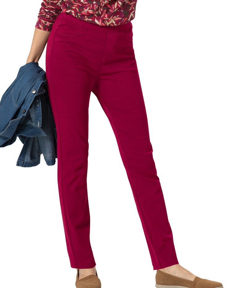 Knit Denim Slim Jeans image number 1