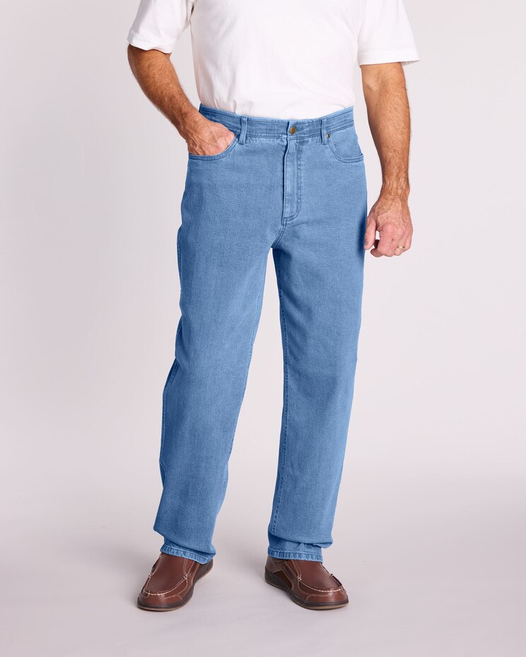 JohnBlairFlex Classic-Fit Hidden Elastic Jeans image number 1