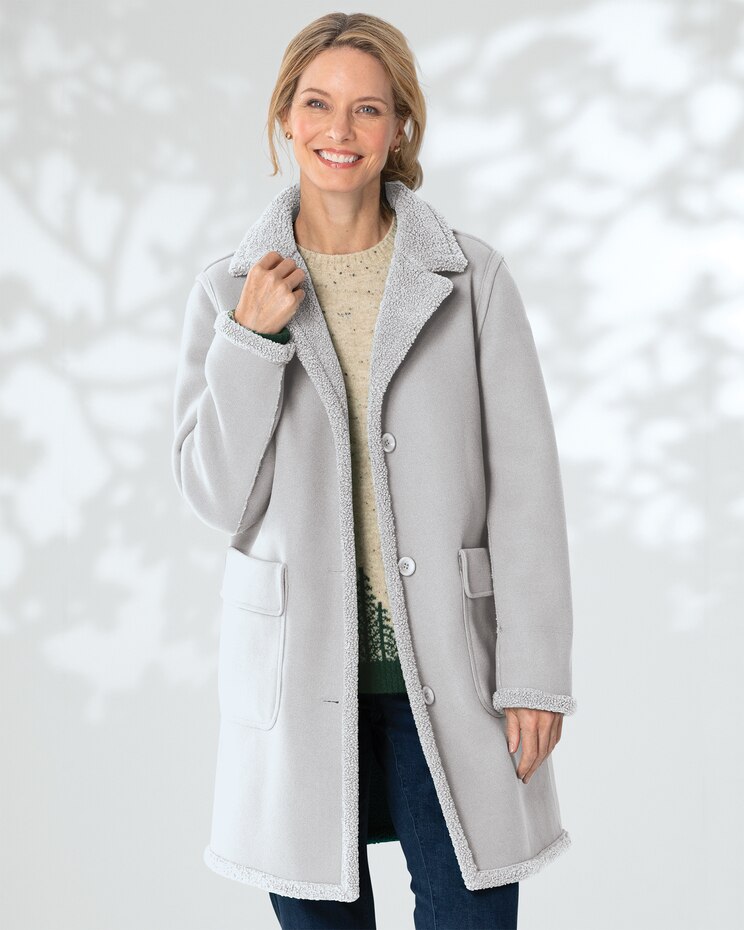 Reversible Faux-Sherpa Coat image number 1
