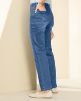 Slimtacular® Dream Jean Zip Front Straight Leg thumbnail number 3