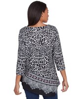 Ruby Rd® Cozy Season Knit Paisley Top thumbnail number 3