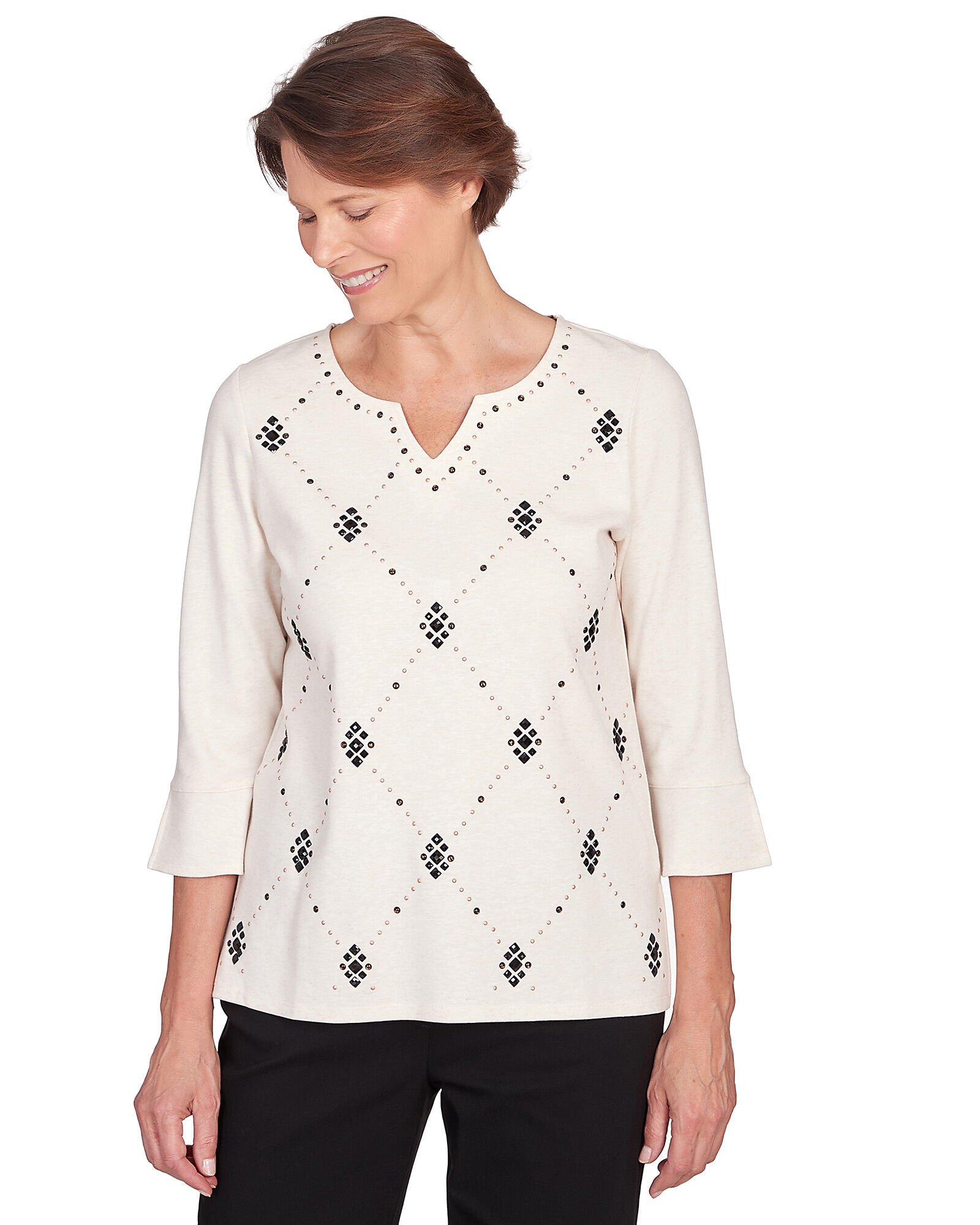 Alfred dunner store petite tops clearance