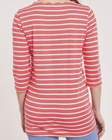 Essential Knit Floral Stripe Tunic thumbnail number 2