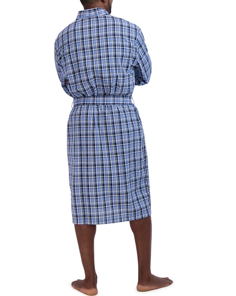 Hanes Men's Shawl Collar Woven Robe.