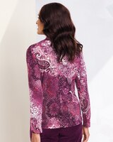 Paisley Mock Tee thumbnail number 2