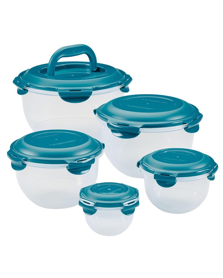 Rachael Ray - 10pc Nestable Leakproof Food Storage Set image number 1