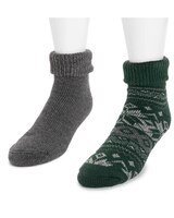 MUK LUKS® 2PK Short Heat Retainer Socks thumbnail number 2
